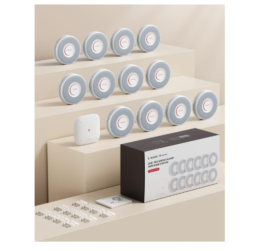 X-Sense XS0B-MR121 RF-Rauchmelder-Set mit SBS50 Basis & 12x XS0B-MR Rauchmelder - GS Brandschutz