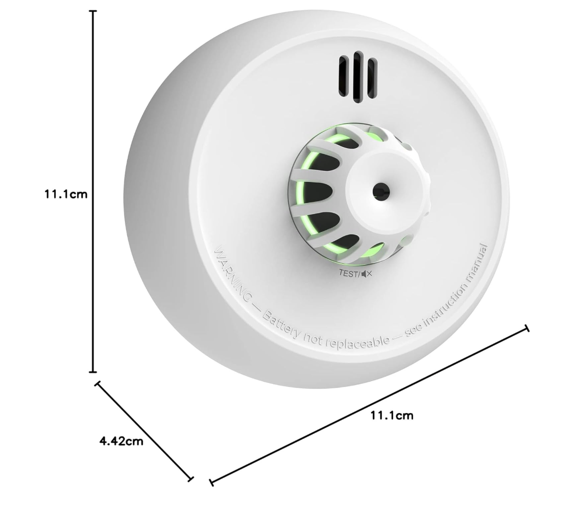X-Sense XH02-M, Intelligenter WLAN-Hitzewarnmelder mit App-Anbindung und Funkvernetzung - GS Brandschutz