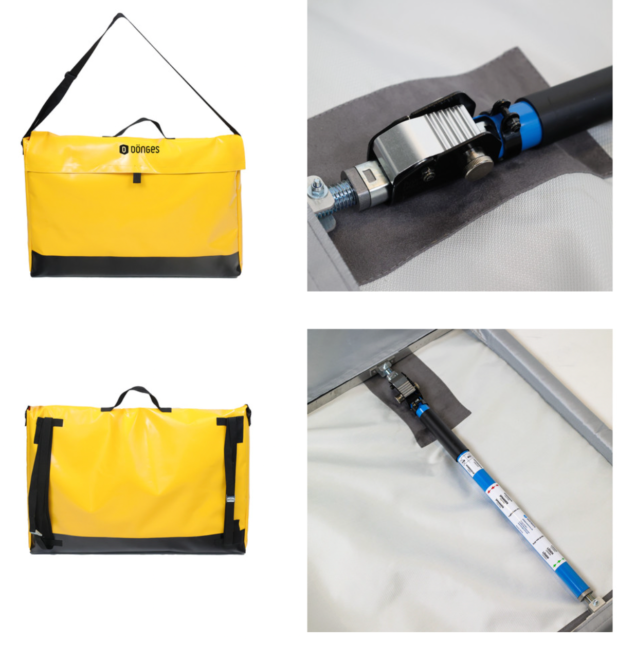 Dönges Rauchschutzvorhang Smoke Defender 70-115 cm; mit Tasche - GS Brandschutz