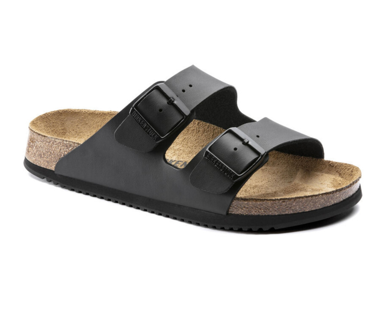 Birkenstock Sandale Arizona, Superlauf, Birko-Flor, schwarz - GS Brandschutz