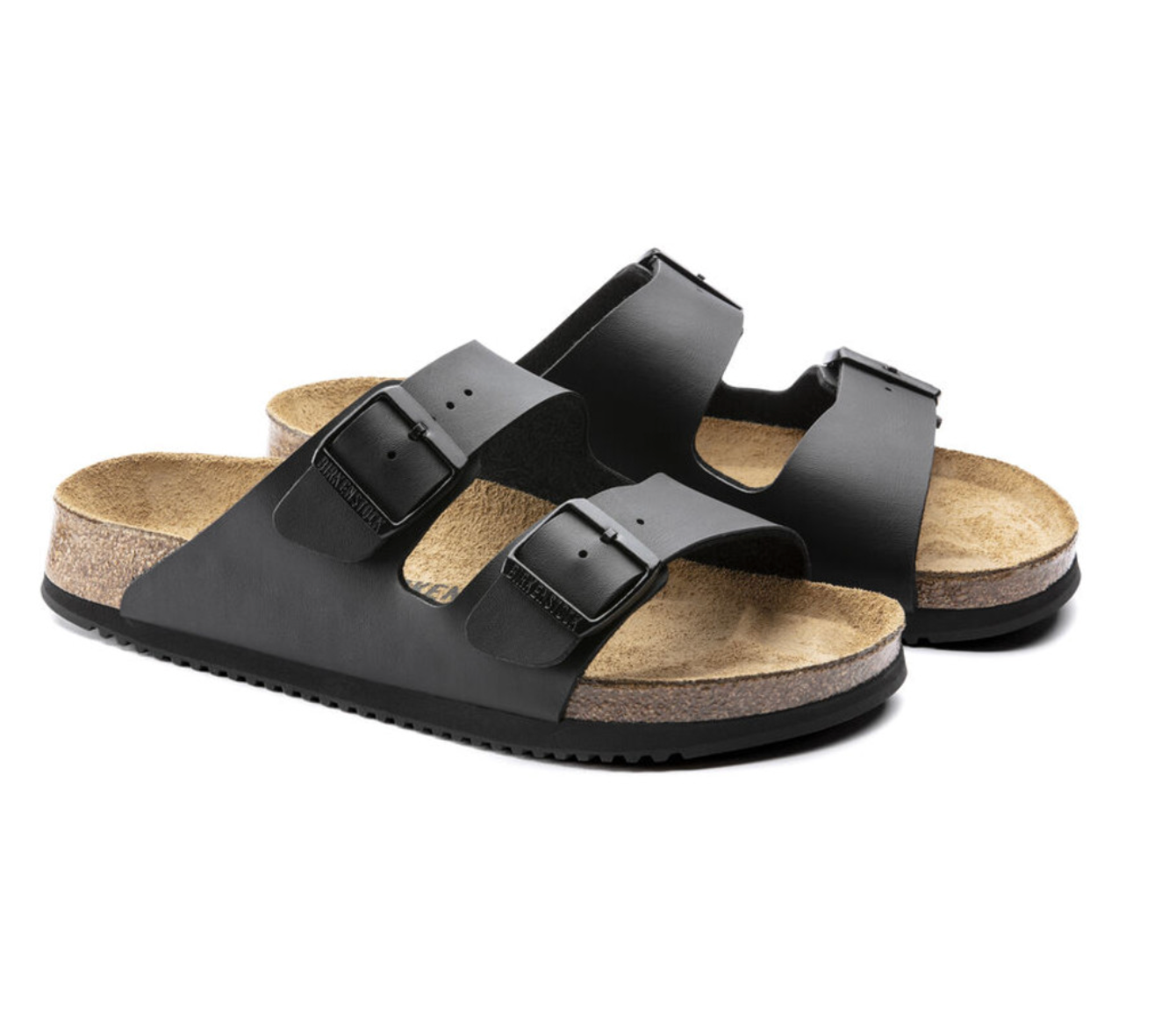 Birkenstock Sandale Arizona, Superlauf, Birko-Flor, schwarz - GS Brandschutz