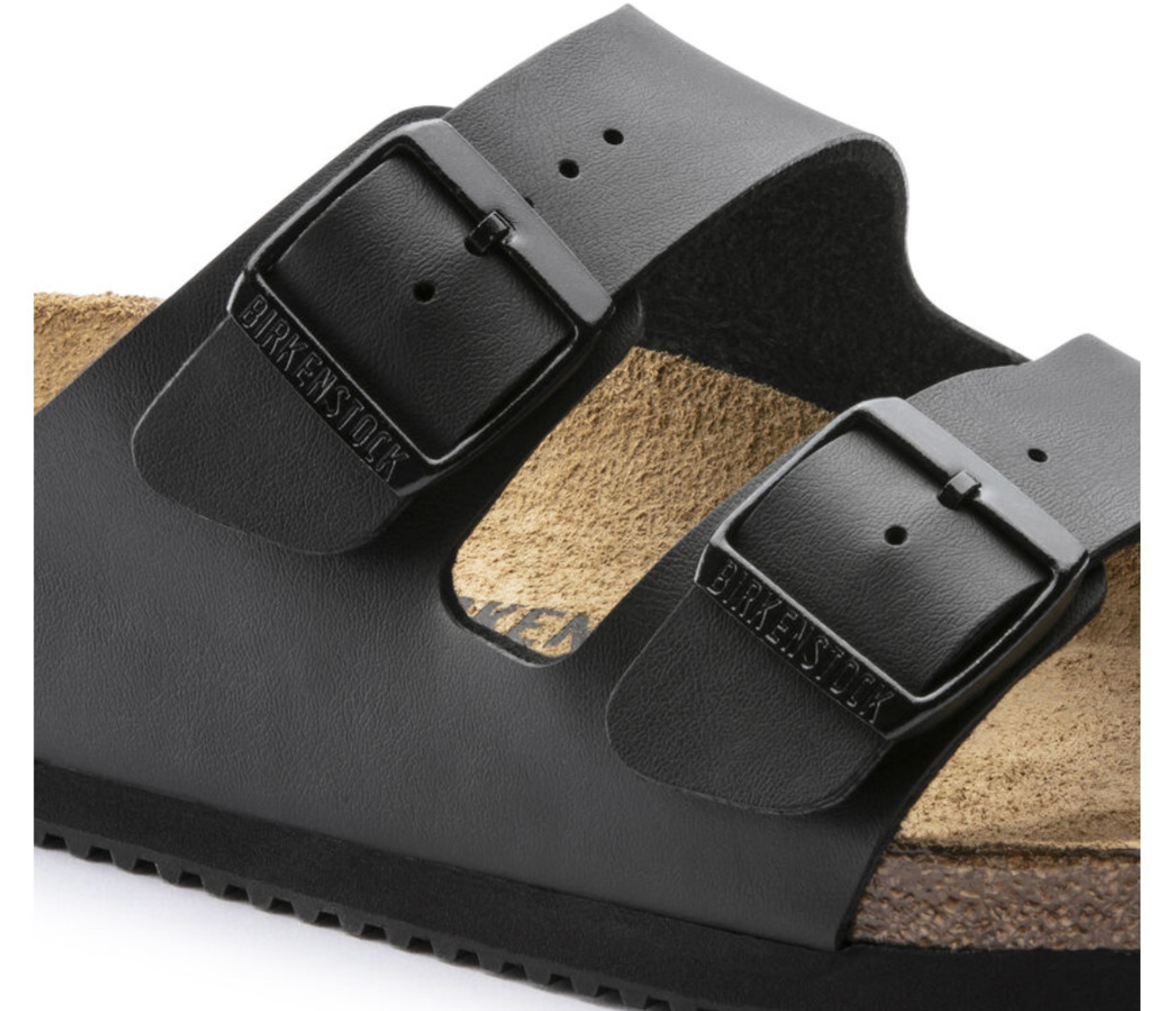 Birkenstock Sandale Arizona, Superlauf, Birko-Flor, schwarz - GS Brandschutz