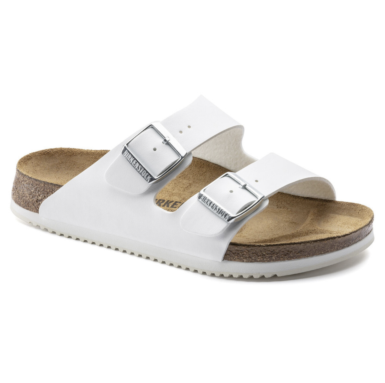 Birkenstock Sandale Arizona, Superlauf, Birko-Flor, weiß