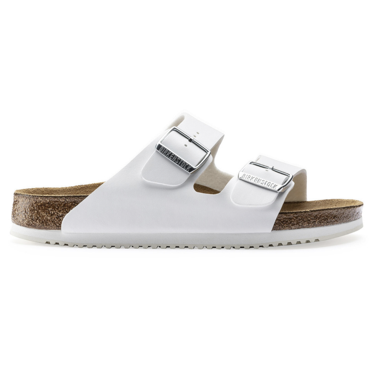Birkenstock Sandale Arizona, Superlauf, Birko-Flor, weiß