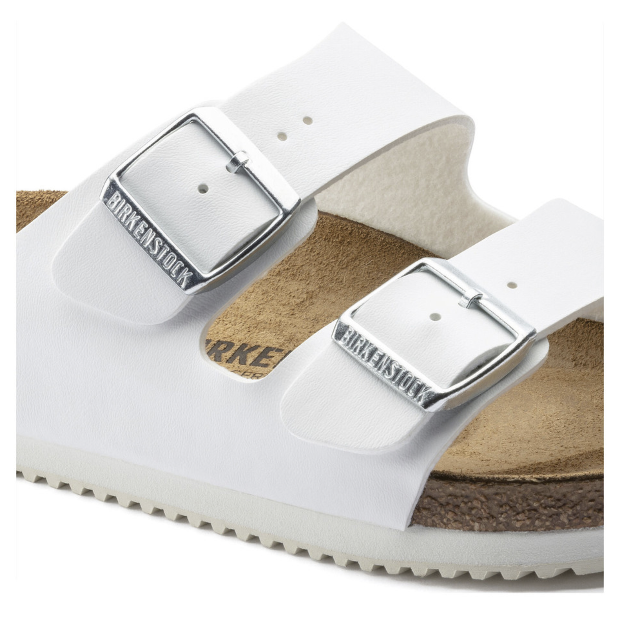 Birkenstock Sandale Arizona, Superlauf, Birko-Flor, weiß