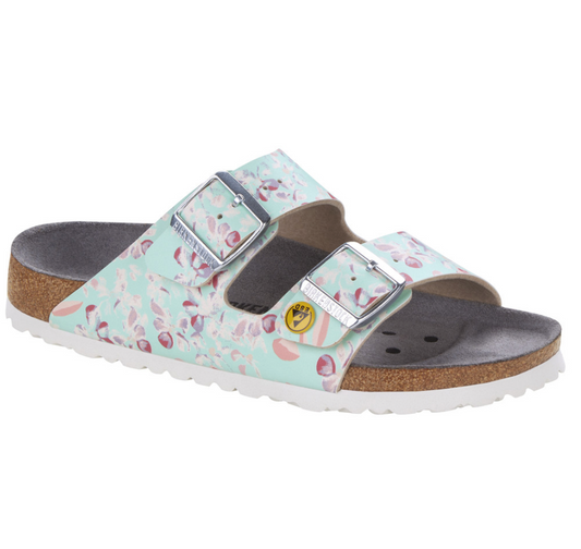 Birkenstock ESD-Sandale Arizona, Flower Field Mint