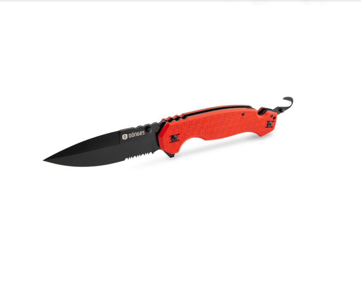 Dönges Rettungsmesser Professional, Fire Fighter, Farbe Rot - GS Brandschutz