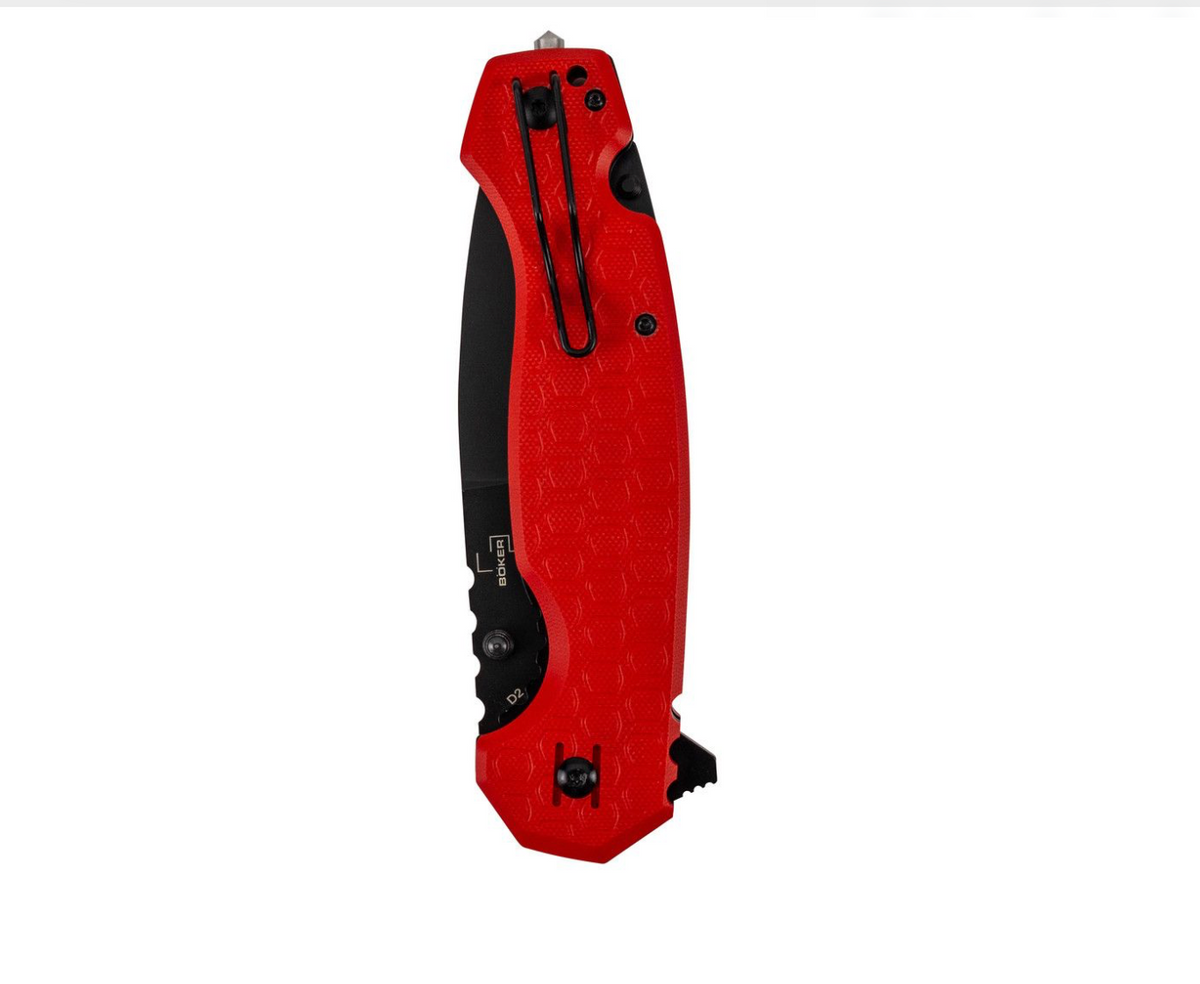 Dönges Rettungsmesser Professional, Fire Fighter, Farbe Rot - GS Brandschutz