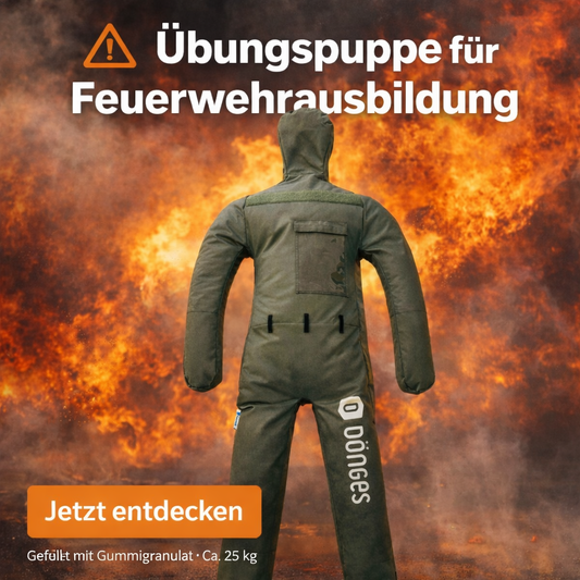 Dönges Übungspuppe Feuerwehr, Rettungsdienst, THW, fertig gefüllt - GS Brandschutz
